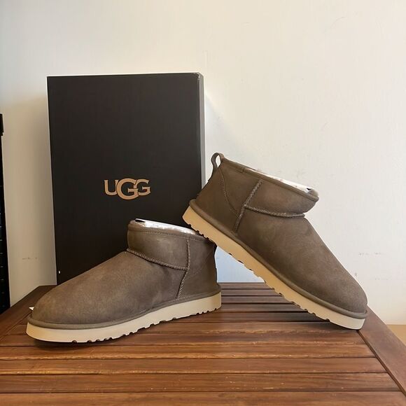 UGG Classic Ultra Mini Hickory USA Men Size 12/UK 11/EU 45 - Picture 3 of 13